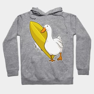 Duck Surfer Surfboard Hoodie